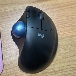 Logitech Logi Ergo Trackball Mouse Black